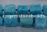CNG2621 15.5 inches 10*12mm - 14*16mm nuggets druzy agate beads