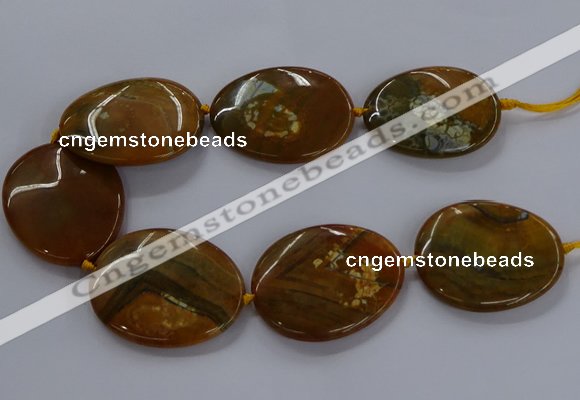 CNG2689 15.5 inches 40*50mm - 45*55mm freeform agate gemstone beads