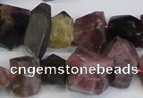 CNG2704 15.5 inches 10*14mm - 13*18mm faceted nuggets tourmaline beads