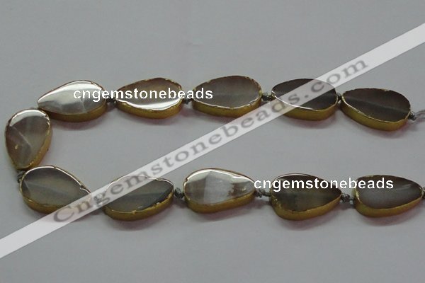 CNG2722 15.5 inches 18*28mm - 20*30mm freeform agate beads