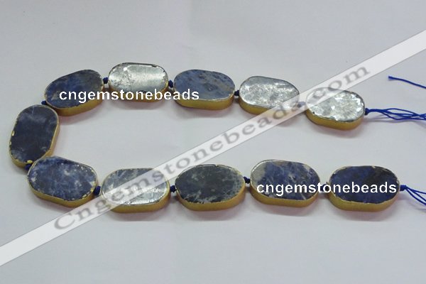 CNG2728 15.5 inches 18*28mm - 20*30mm freeform sodalite beads