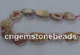 CNG2801 15.5 inches 25*30mm - 30*40mm freeform druzy agate beads