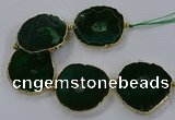 CNG2863 8 inches 40*45mm - 50*60mm freeform druzy agate beads