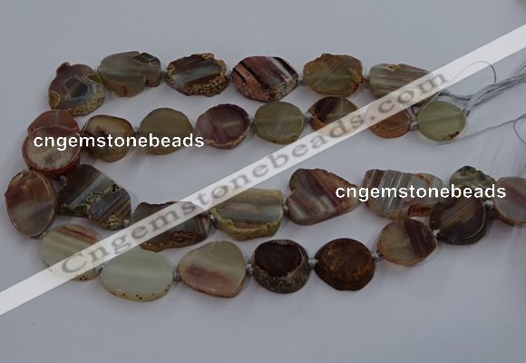 CNG2930 15.5 inches 18*25mm - 25*30mm freeform agate beads
