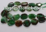 CNG3517 15.5 inches 20*25mm - 25*35mm freeform agate slab beads