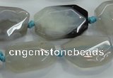 CNG467 15.5 inches 15*20mm - 20*35mm nuggets agate beads