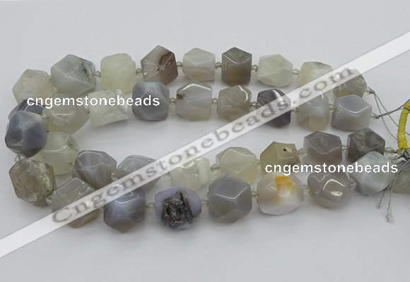 CNG5391 15.5 inches 10*14mm - 20*25mm faceted nuggets agate beads