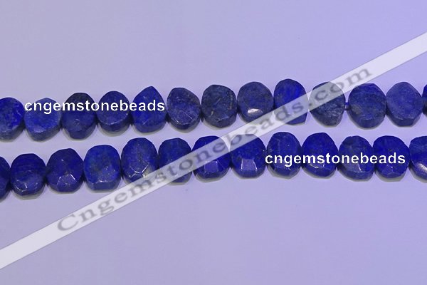 CNG6315 15.5 inches 13*18mm - 15*20mm faceted freeform lapis lazuli beads