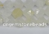 CNG7286 15.5 inches 8mm faceted nuggets white moonstone beads