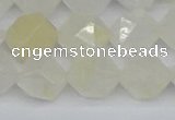 CNG7288 15.5 inches 12mm faceted nuggets white moonstone beads