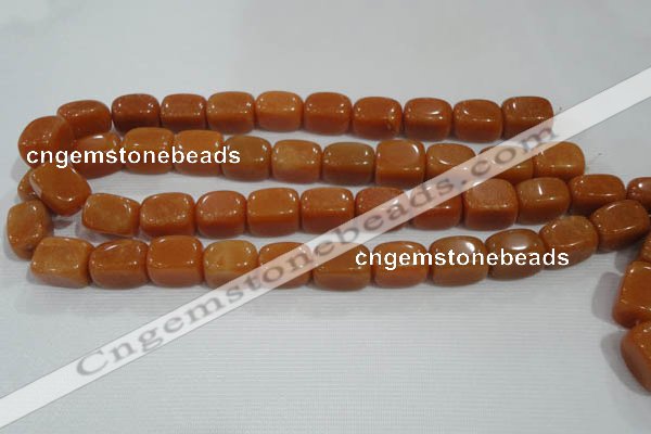CNG768 15.5 inches 13*18mm nuggets red aventurine beads wholesale