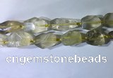 CNG7953 15.5 inches 15*25mm - 20*40mm nuggets lemon quartz beads