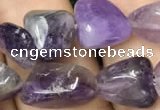 CNG8032 15.5 inches 8*10mm nuggets amethyst gemstone beads