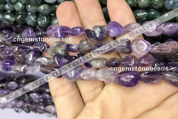 CNG8032 15.5 inches 8*10mm nuggets amethyst gemstone beads