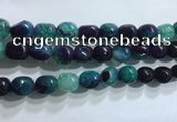 CNG8162 15.5 inches 10*14mm nuggets agate beads wholesale