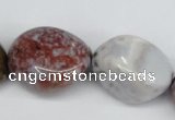 CNG82 15.5 inches 12*16mm - 18*30mm nuggets ocean agate beads