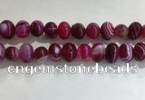 CNG8383 15.5 inches 12*16mm nuggets striped agate beads wholesale