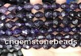 CNG8518 15.5 inches 8*10mm - 10*14mm faceted nuggets amethyst beads