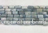 CNG8854 15.5 inches 8*12mm - 10*16mm nuggets matte aquamarine beads