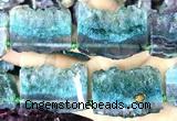 CNG8973 15 inches 30*45mm - 35*55mm freeform druzy amethyst beads