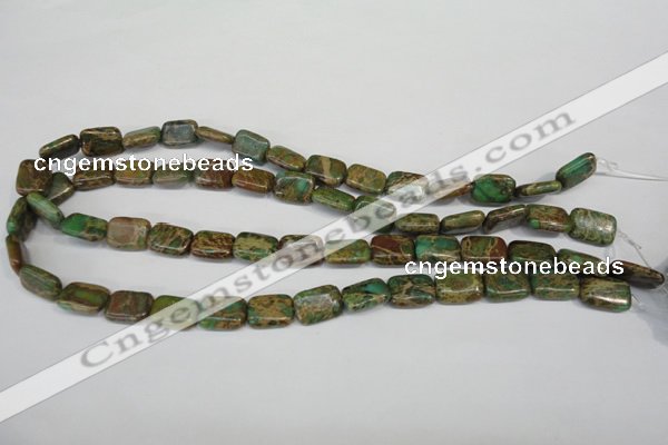 CNI40 15.5 inches 10*14mm rectangle natural imperial jasper beads