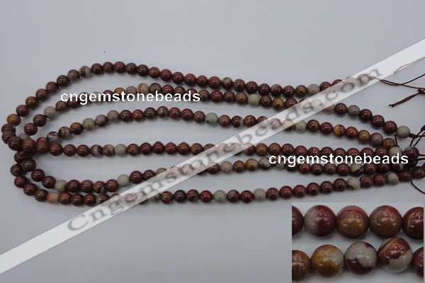 CNJ66 15.5 inches 6mm round noreena jasper beads wholesale