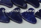 CNL1290 15.5 inches 21*22mm heart natural lapis lazuli beads