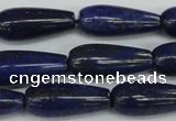 CNL1513 15.5 inches 10*30mm teardrop lapis lazuli beads wholesale
