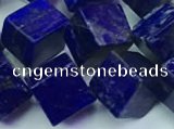 CNL1672 15.5 inches 11*11mm cube lapis lazuli gemstone beads
