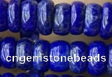 CNL1693 15.5 inches 3*7mm - 4*8mm rondelle lapis lazuli beads
