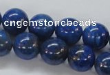 CNL229 15.5 inches 14mm round natural lapis lazuli beads wholesale