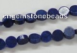 CNL240 15.5 inches 8mm coin natural lapis lazuli beads wholesale