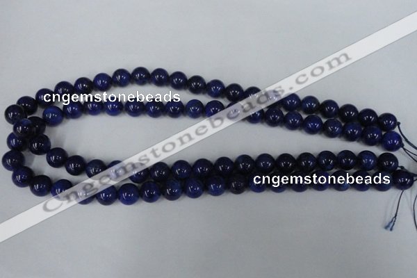 CNL404 15.5 inches 10mm round natural lapis lazuli gemstone beads