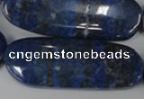 CNL490 15.5 inches 18*50mm oval natural lapis lazuli gemstone beads