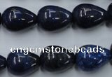 CNL618 15.5 inches 13*18mm teardrop natural lapis lazuli gemstone beads