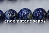 CNL718 15.5 inches 16mm round natural lapis lazuli gemstone beads