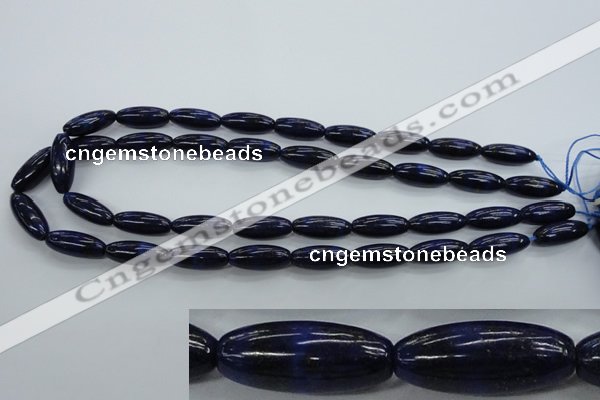 CNL893 15.5 inches 8*20mm rice natural lapis lazuli gemstone beads