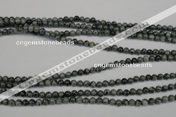 CNS400 15.5 inches 4mm round natural serpentine jasper beads