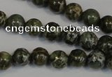 CNS501 15.5 inches 6mm round natural serpentine jasper beads