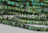 CNT215 15.5 inches 2.5*3mm heishi natural turquoise beads wholesale