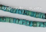 CNT22 16 inches 3-6mm heishi natural turquoise beads wholesale