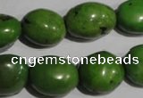 CNT255 15.5 inches 15*17mm nuggets natural turquoise beads wholesale