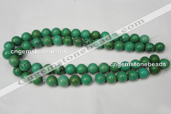 CNT355 15.5 inches 14mm round turquoise beads wholesale