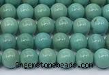 CNT573 15.5 inches 5mm round turquoise gemstone beads