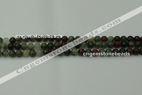 COJ451 15.5 inches 6mm round blood jasper beads wholesale