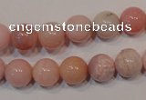 COP1004 15.5 inches 10mm round natural pink opal gemstone beads