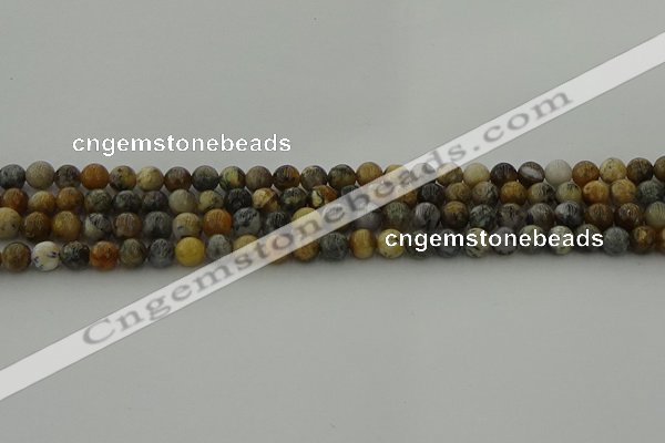 COP1381 15.5 inches 6mm round moss opal gemstone beads whholesale