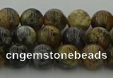 COP1382 15.5 inches 8mm round moss opal gemstone beads whholesale