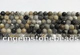 COP1610 15.5 inches 8mm faceted round moss opal beads