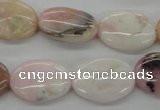COP26 15*20mm oval natural pink opal gemstone beads Wholesale